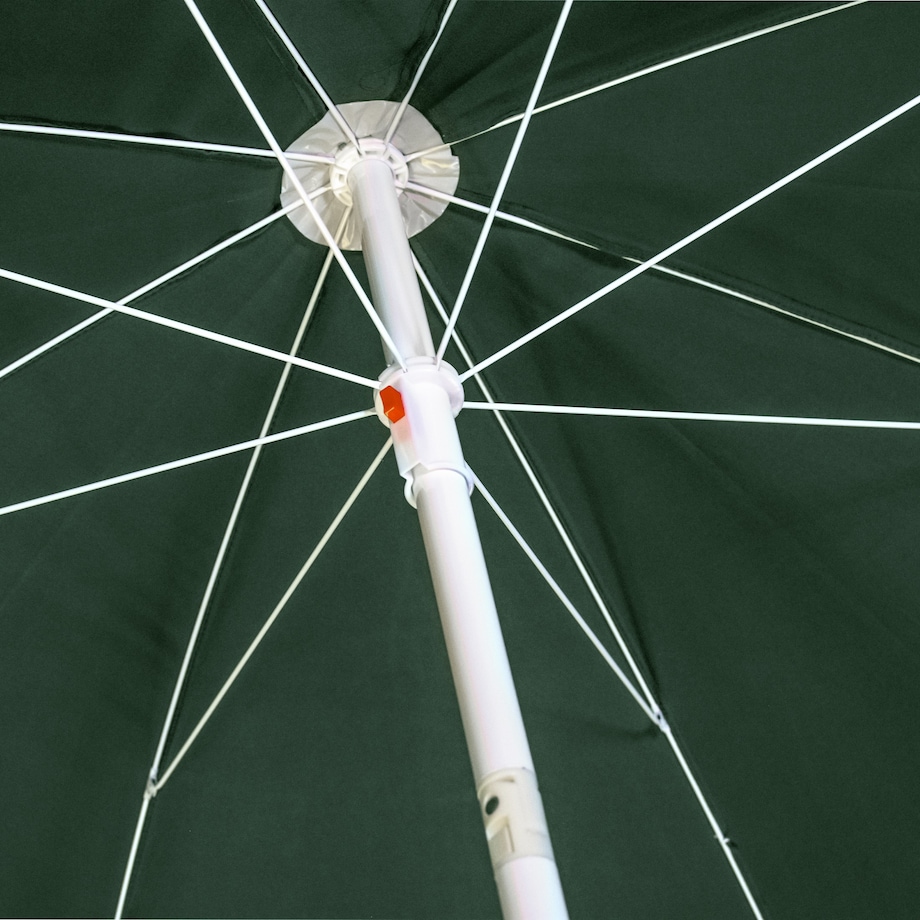 Parasol ogrodowy JUMI składany plażowy na balkon taras łamany z falbaną 240 cm 1 szt.