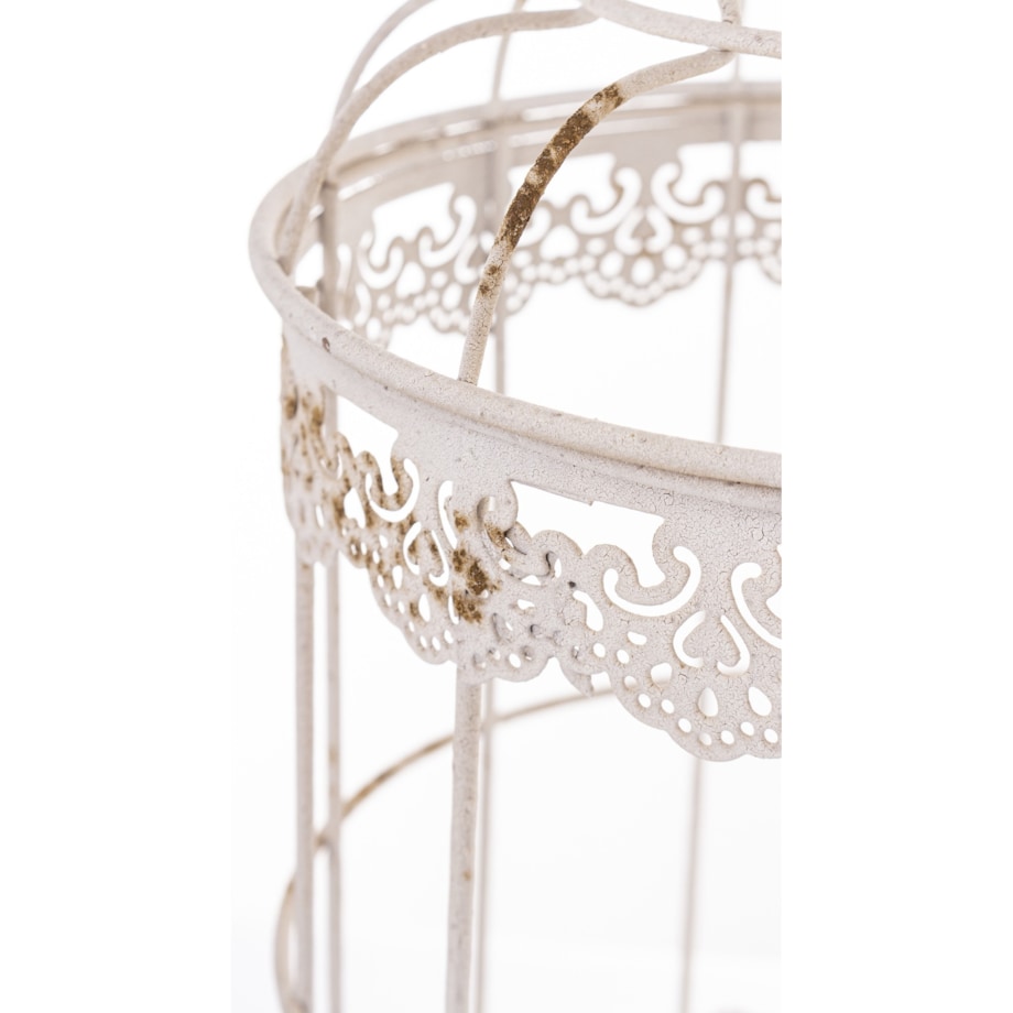 Klatka dekoracyjna metalowa kpl. 2 sztuki 47x19x19 i 62x25x25 cm