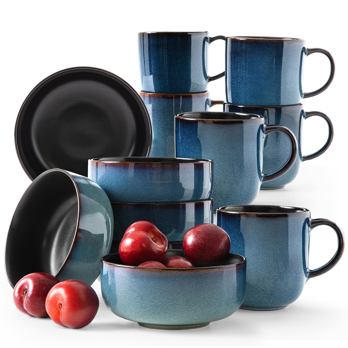 BALI Zestaw śniadaniowy 6 os. (12 el.)