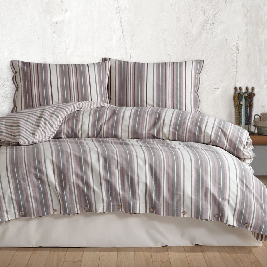 Pościel bawełniana 140x200 Natural, rune