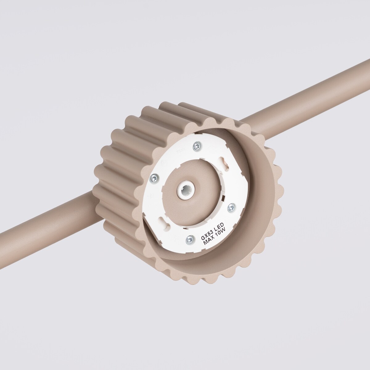 Żyrandol AURA 4 taupe Gx53