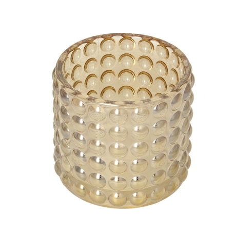 Świecznik Fatto 9cm champagne, 9 x 9,5 x 9 cm