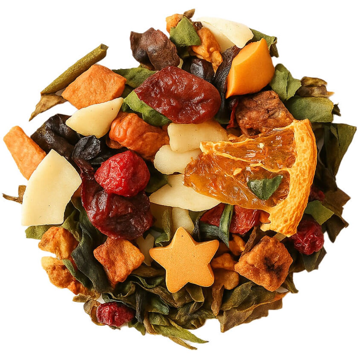 Herbata biała PRZYJAŹŃ premium sypana ananas banan kokos płatki róży 120g