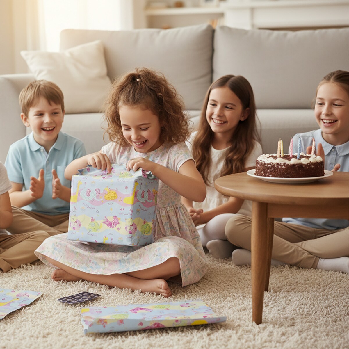 Papier Prezentowy Do Pakowania Prezentów 20 m MEGAROLKA Ozdobny Do Paczek Na Walentynki Urodziny