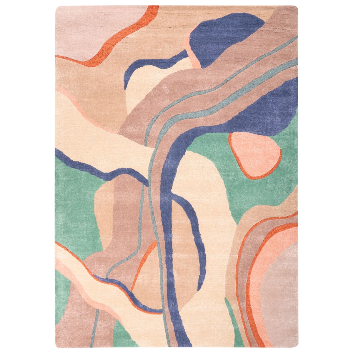 Dywan ALMORA Kolorowy 160 x 230 cm Wiskoza