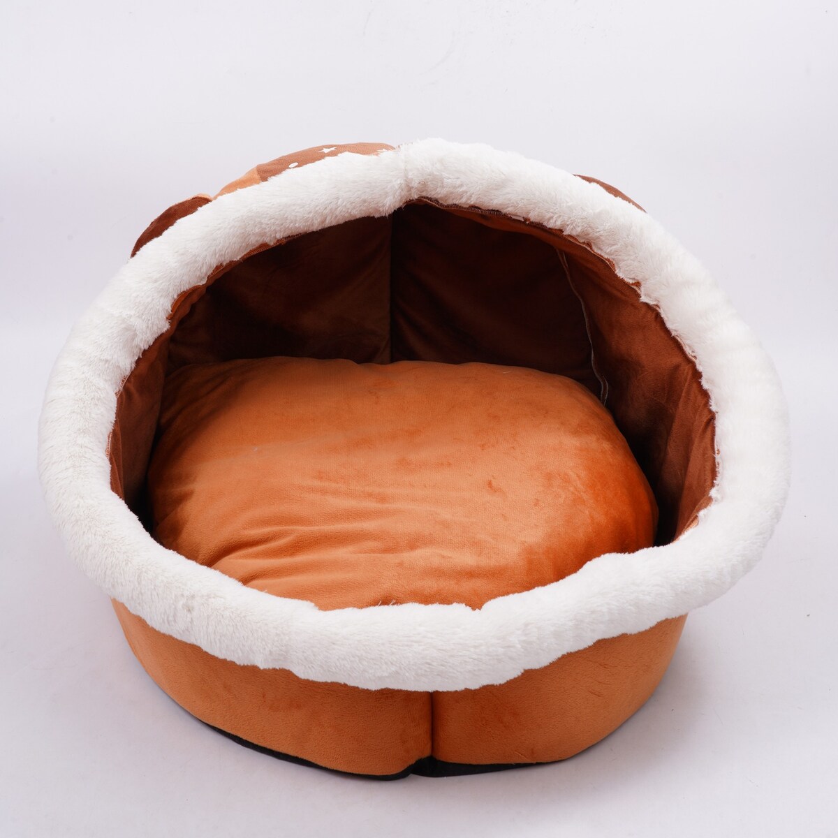 Budka dla kota psa legowisko brązowe