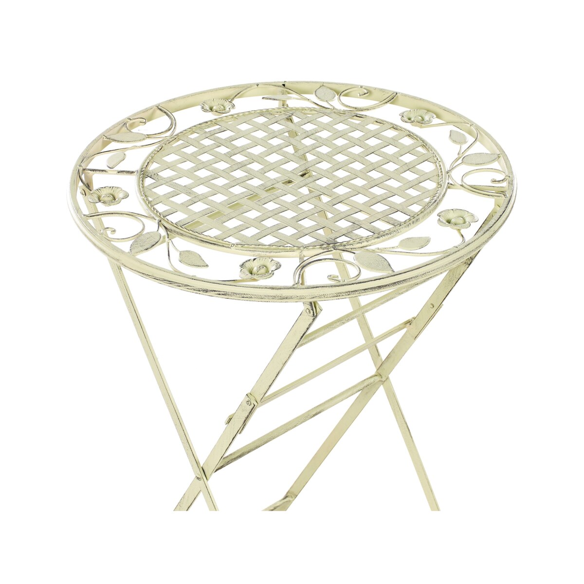 Stolik ogrodowy barowy metalowy  60 cm zielony BIVIO