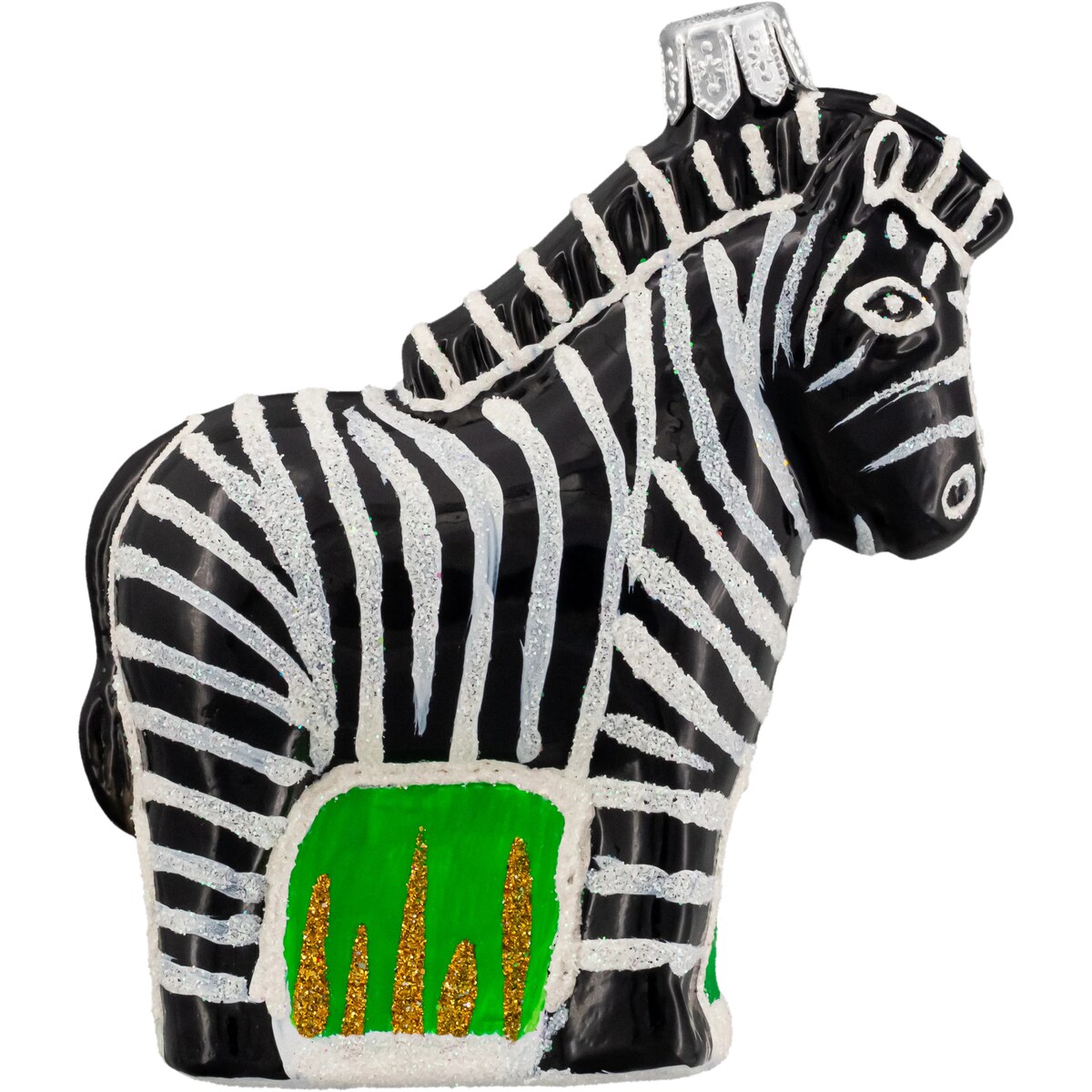 Bombka choinkowa szklana - Zebra