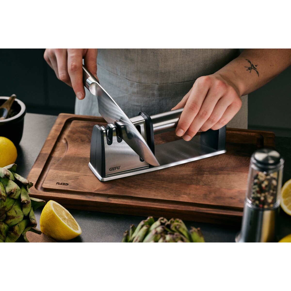 GEFU COLT PRO Ostrzałka do noży