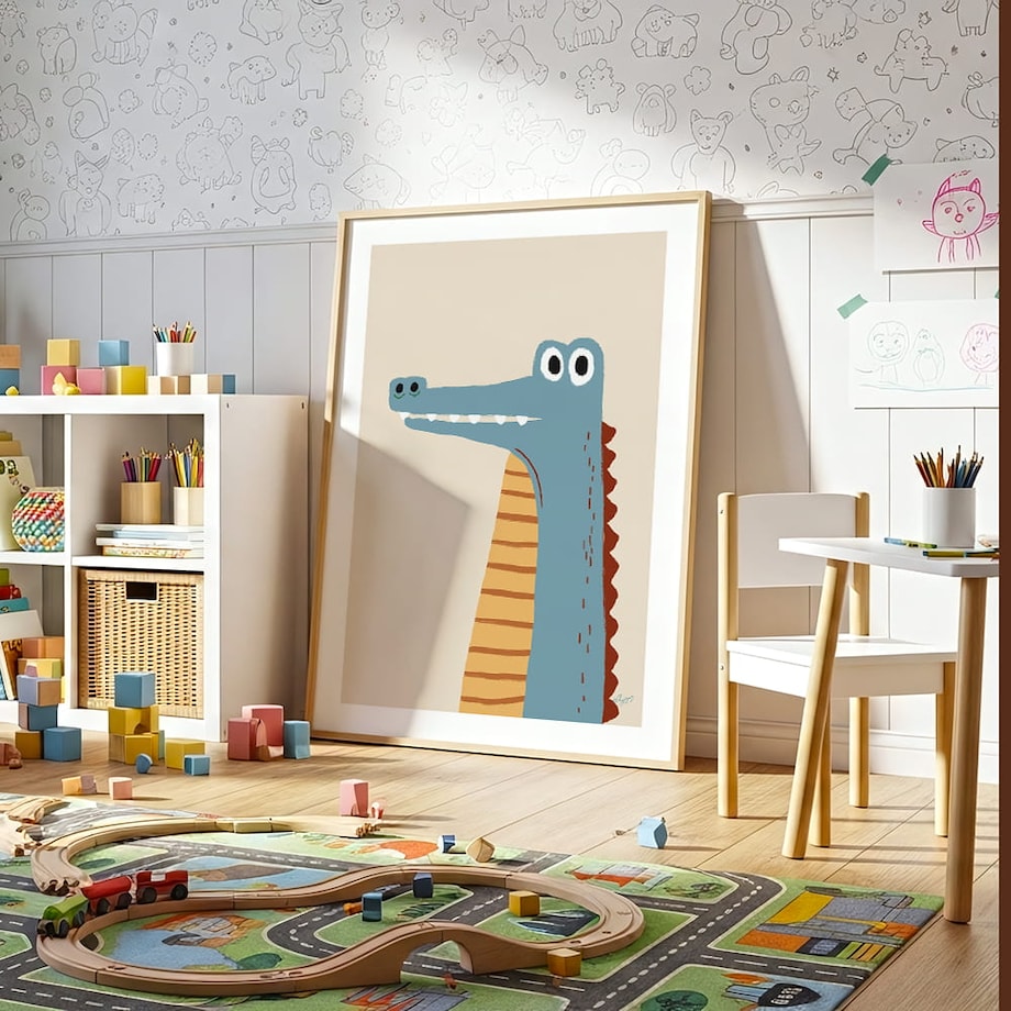 plakat pan krokodyl 70x100