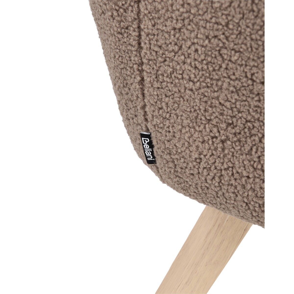 Fotel BJARN Boucle Brązowy