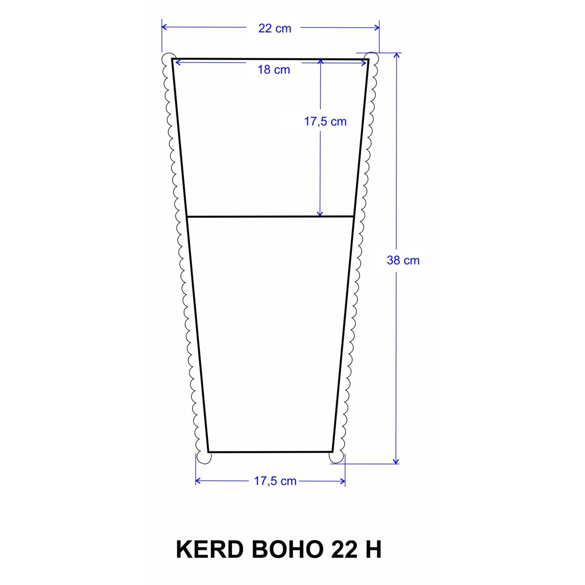 22 BOHO jutowa wysoka osłonka + wkład doniczka koszyk naturalny gruby sznurek LINA z trawy plecionej JUTA styl skandynawski etno loft wzór 22/210
