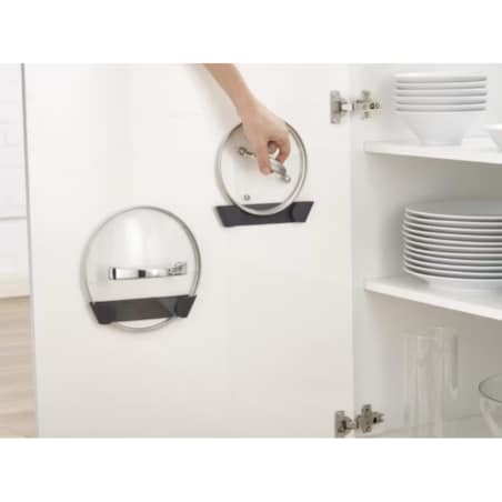 Zestaw 4 organizerów na pokrywki CupboardStore, 3.7 x 19 x 2.3 cm, Joseph Joseph