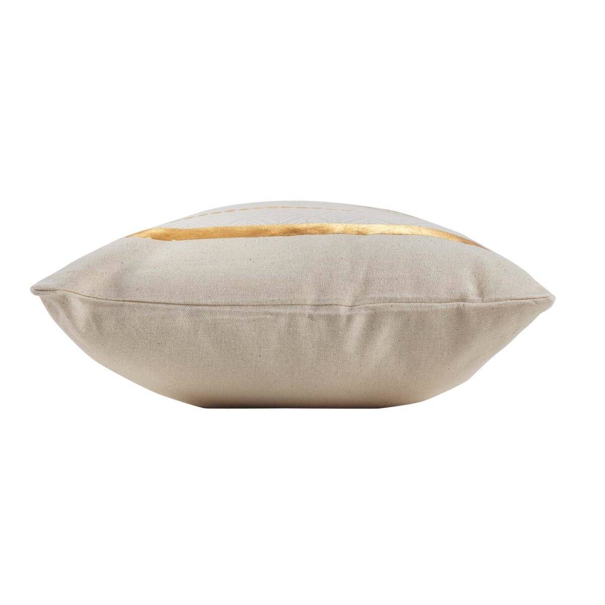 Poduszka dekoracyjna bawełniana GAYA, metaliczny wzór, 30 x 50 cm