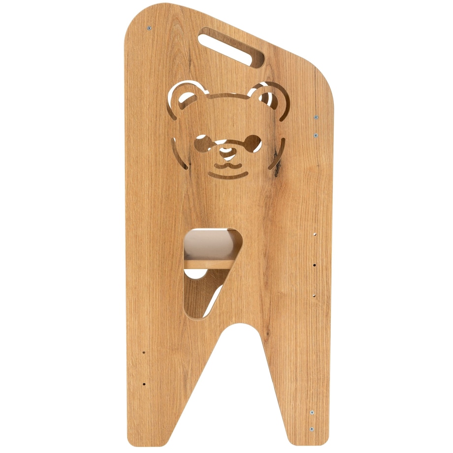 Pomocnik Kuchenny dla dzieci helper miś regulowany MDF drewno Verk.design