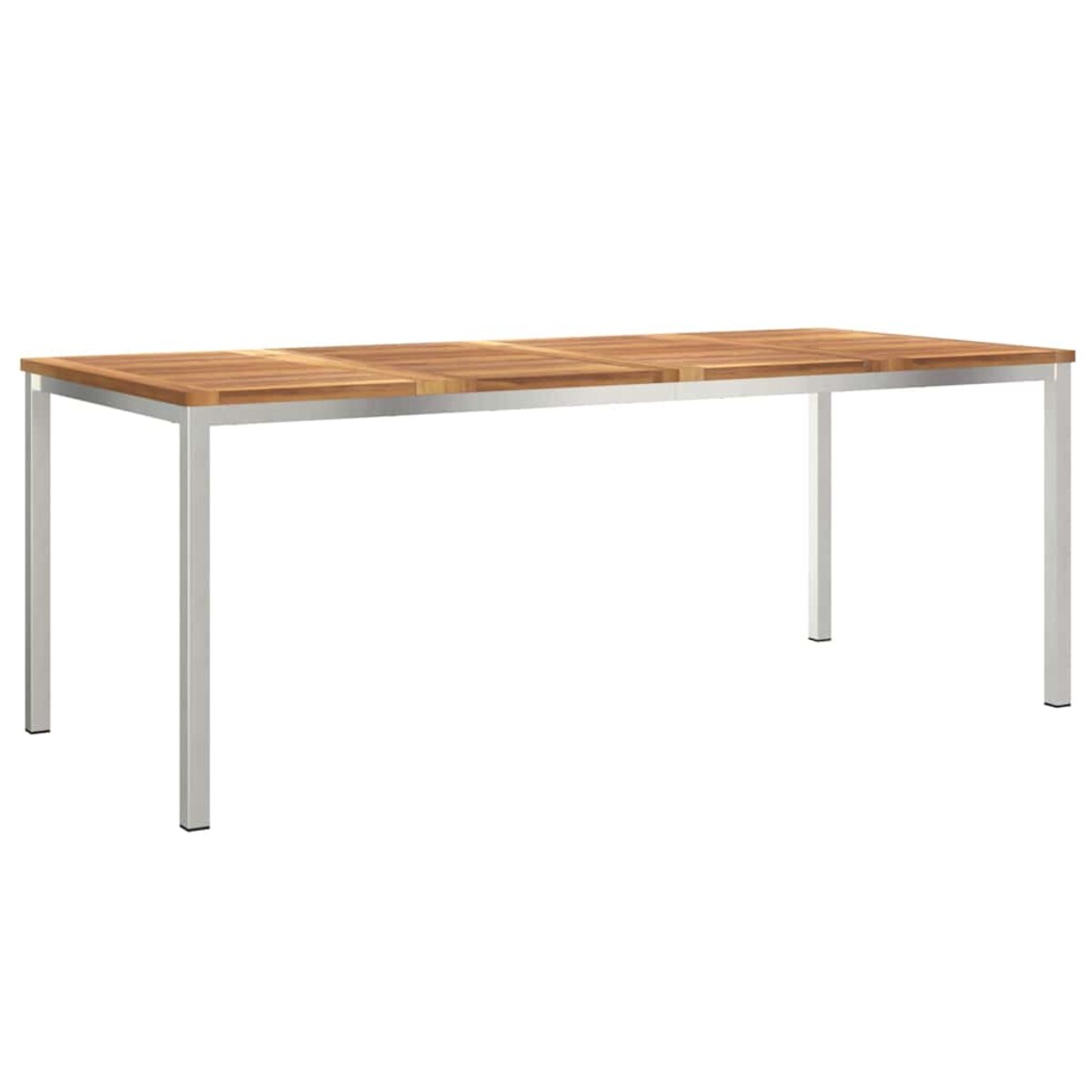 vidaXL Zestawdojedzeniawogrodzie 9 pcs Brązowy DrewnoTekowe