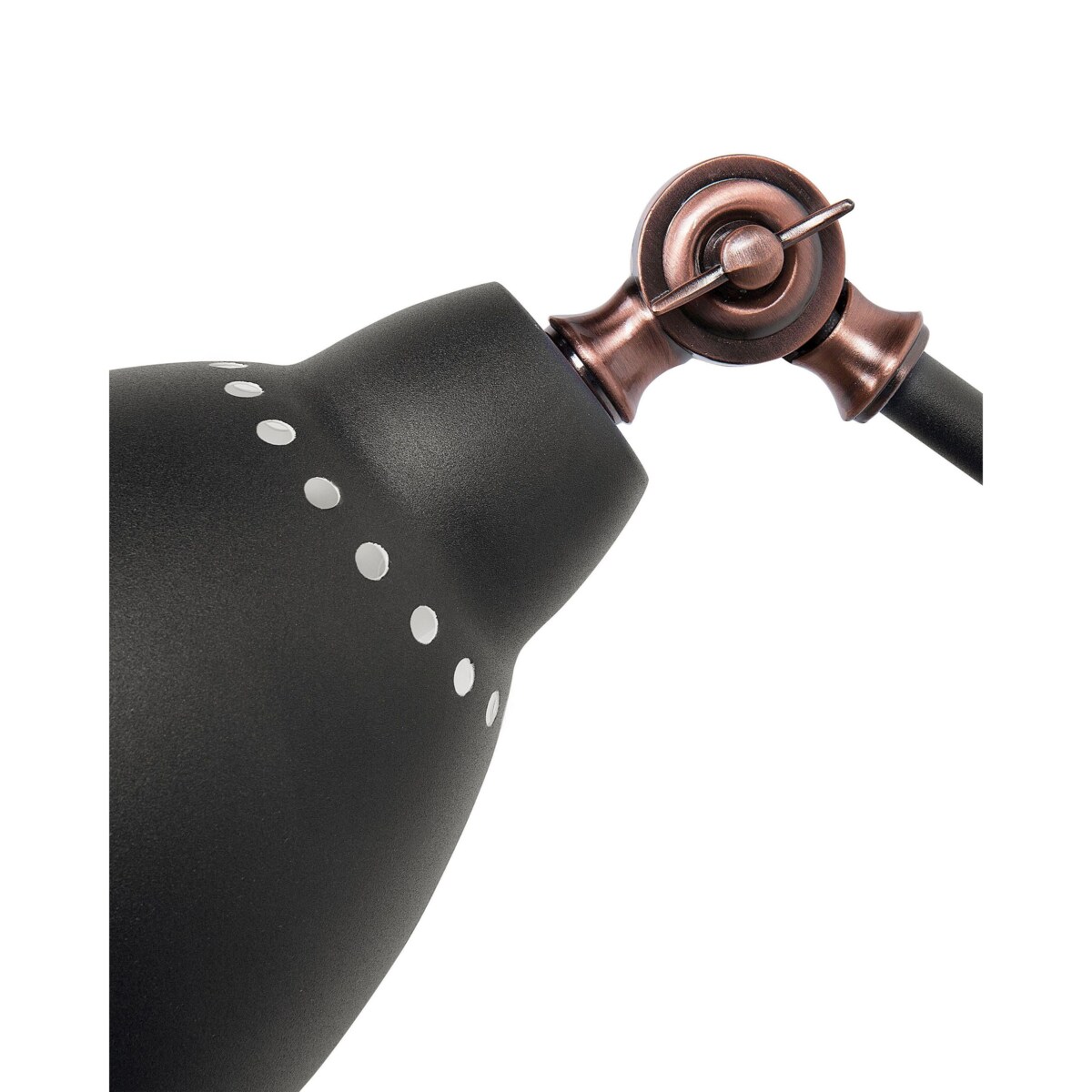 Zestaw 2 lamp ściennych metalowych grafitowy MISSISSIPPI