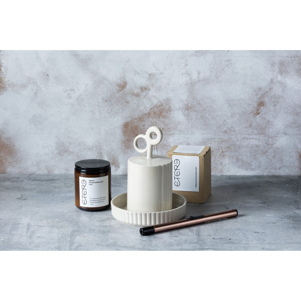 Dekoracyjne naczynie na spokojny płomień