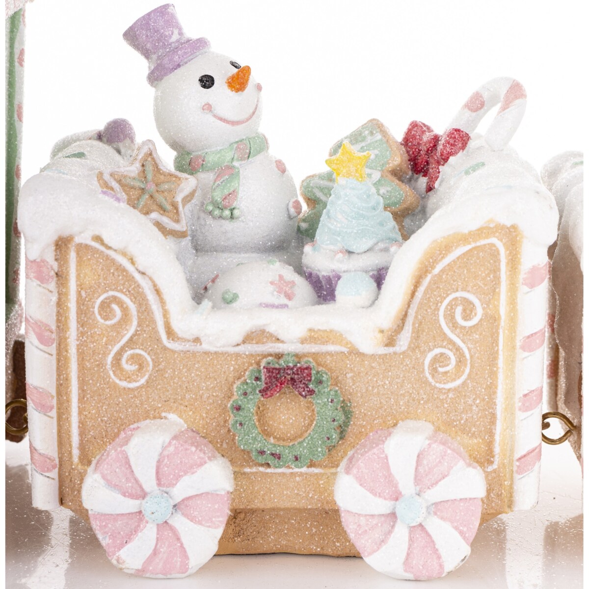 Dekoracja - pociąg ciasteczkowy 19x45x10,5 cm