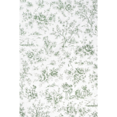 Chlebaczek Toile de Jouy Green & Stripes