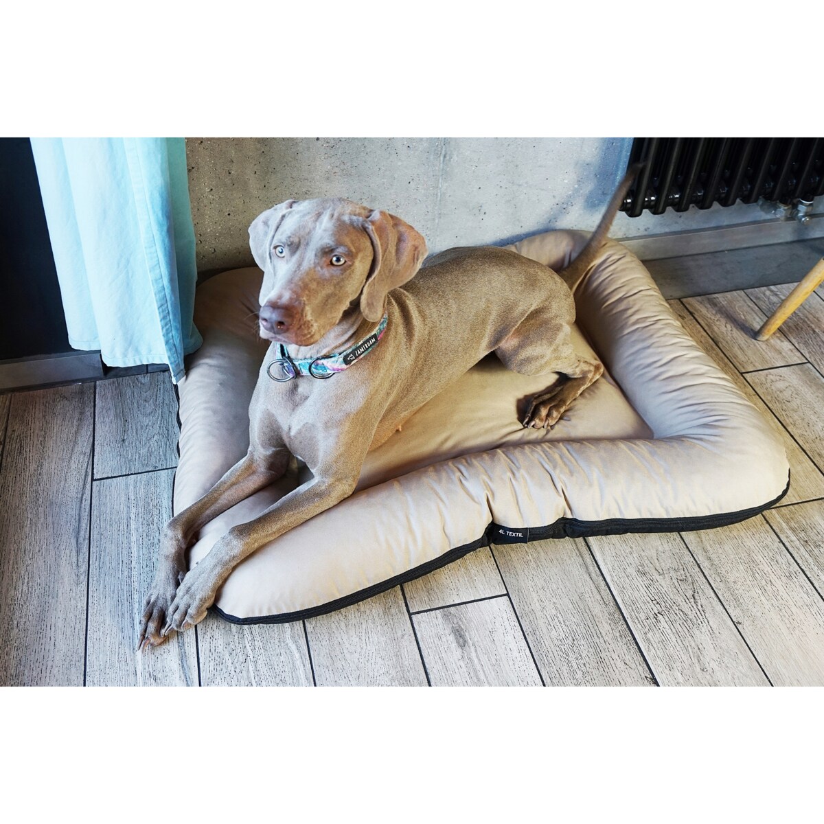 Wodoodporny materac dla psa ponton KLEO, 130x110 cm, Beż