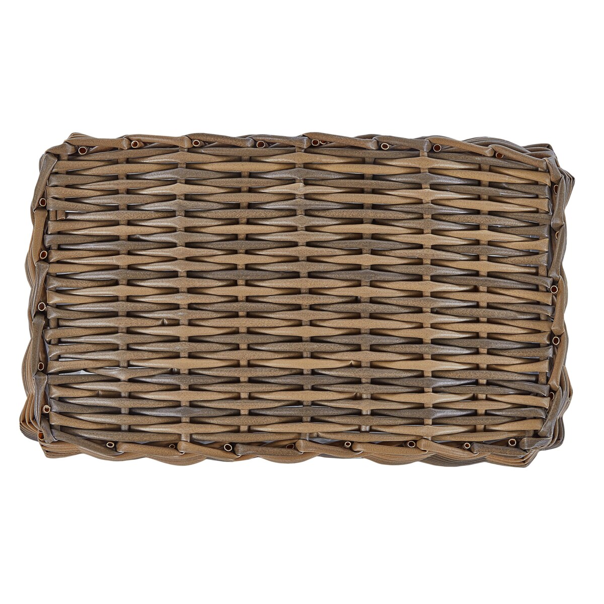 Zestaw 2 koszy na kwiaty z technorattanu brązowy ORMOS