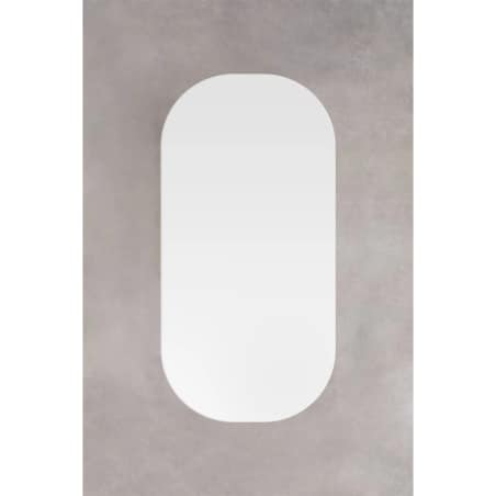 Stół owalny biały, glossy, 200x105 cm z MDF Milford