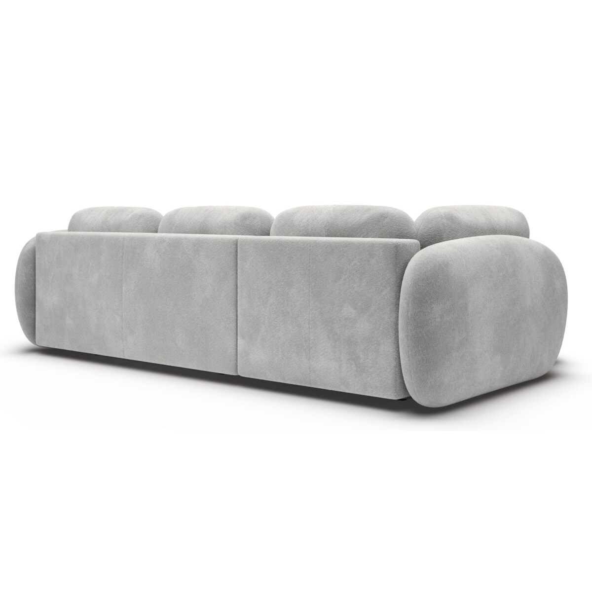 Nowoczesny Narożnik rozkładany OLIVIO II, lewy, szary