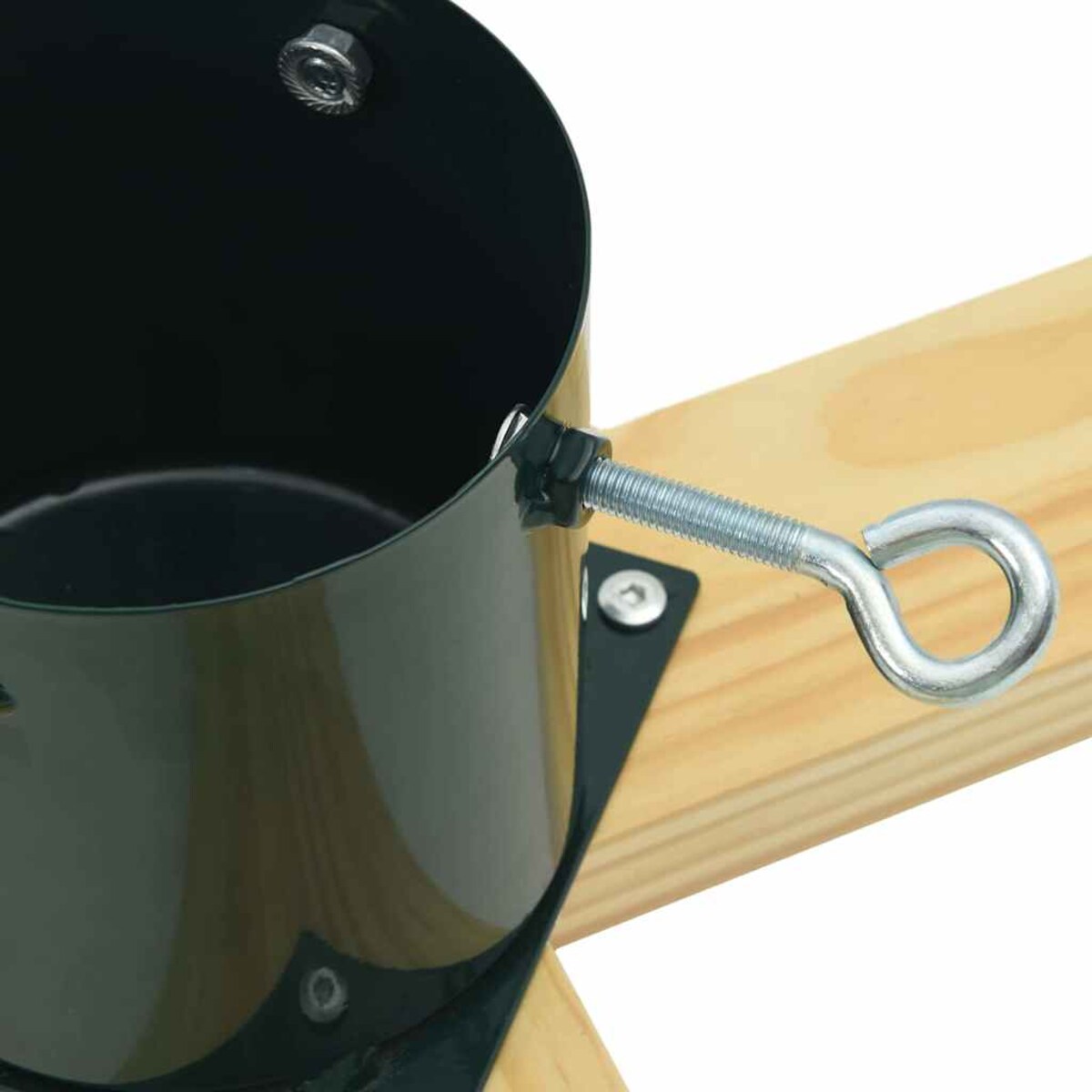 vidaXL Stojak na Choinkę Zielony 50 x 50 x 16 cm Lite drewno sosnowe