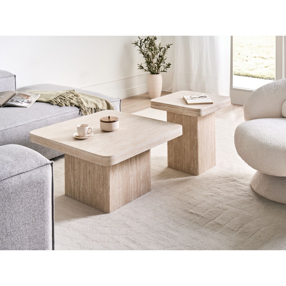 Stolik kawowy DUSON Beżowy