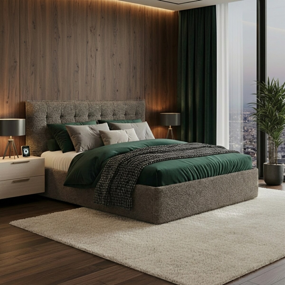 Łóżko Tapicerowane Consul 120X200 Stelaż Pojemnik Na Pościel Abriamo 02