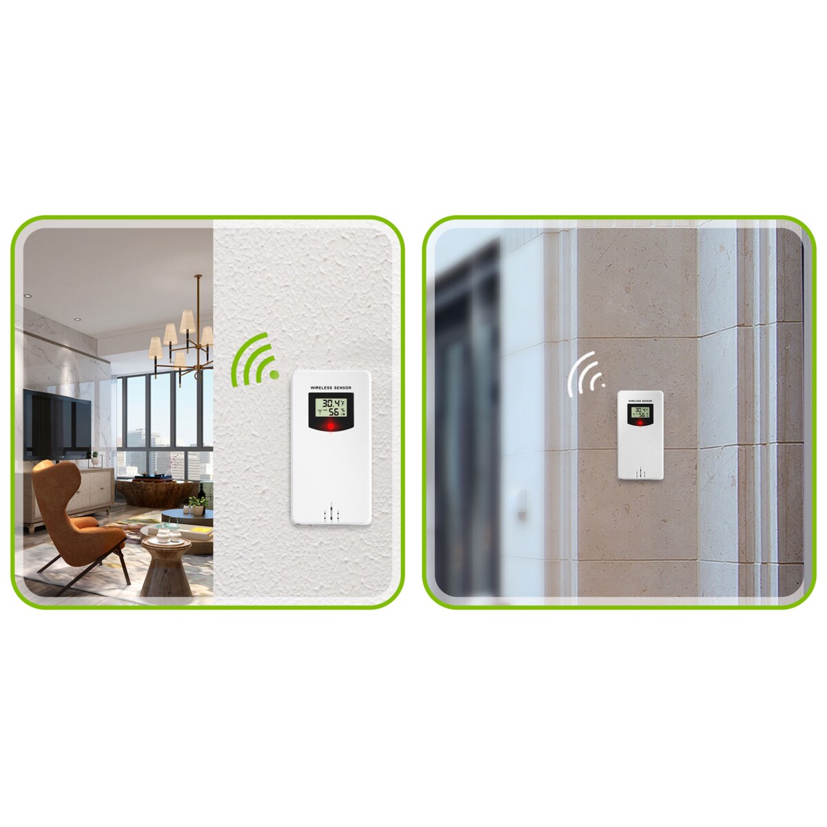 Bezprzewodowa stacja pogody pogodowa higrometr Berdsen