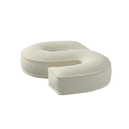 Poduszka literka S, śmietankowa biel, 35x40cm, Posh Velvet