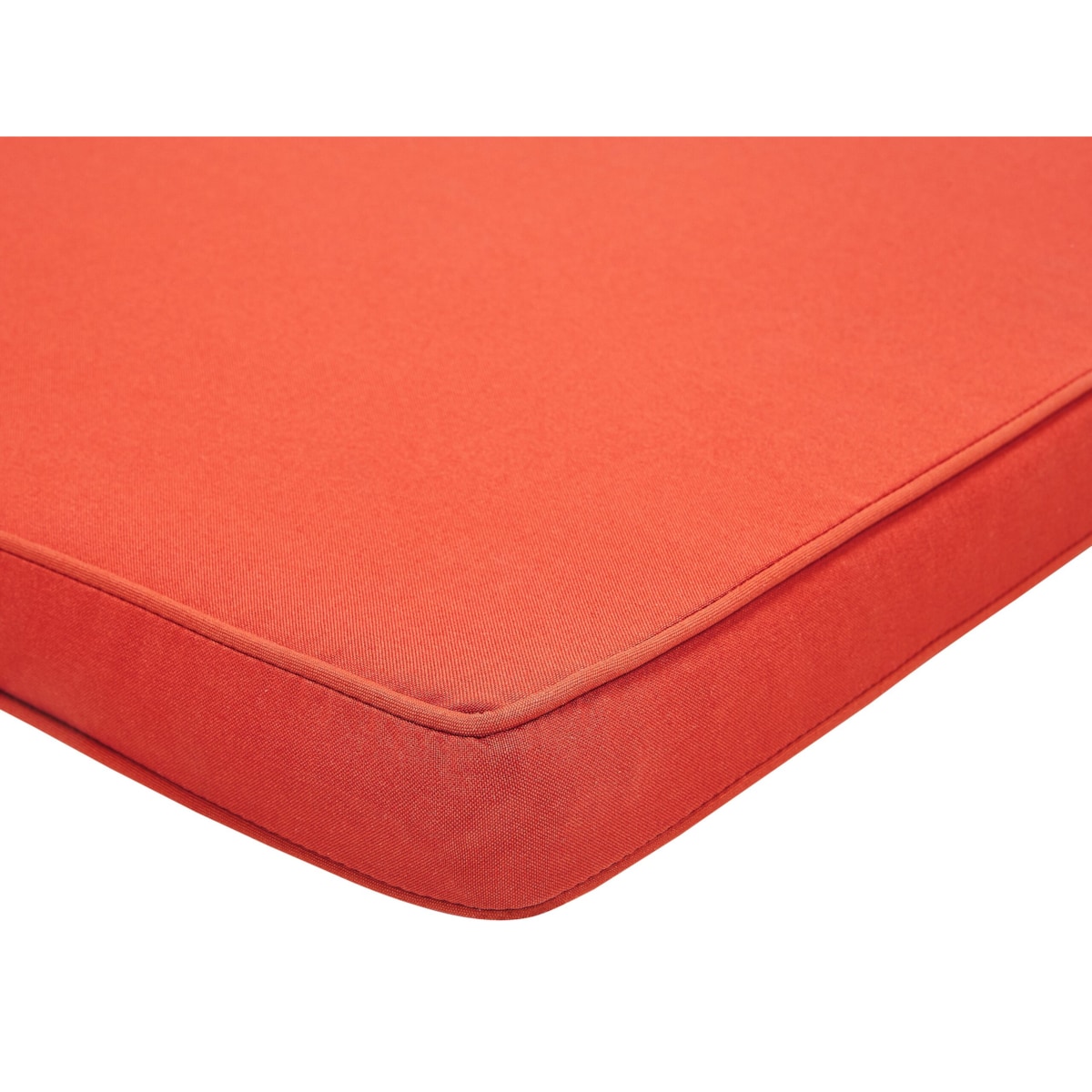 Ławka ogrodowa z certyfikowanego drewna 160 cm z poduszką czerwoną VIVARA