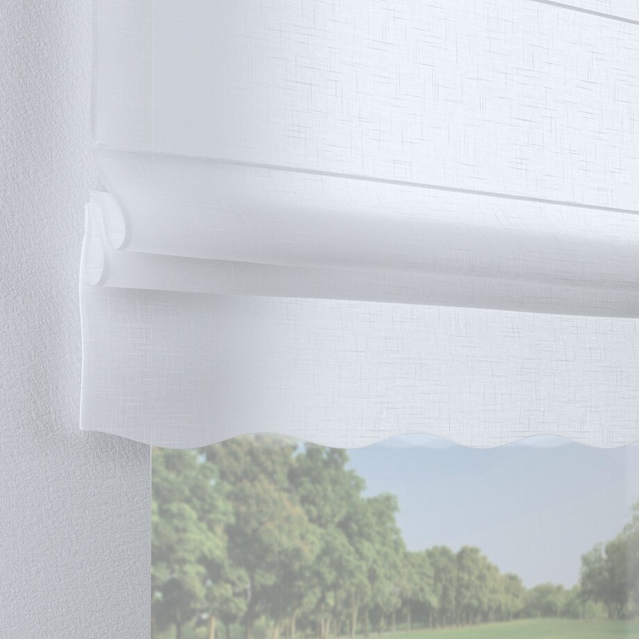 Roleta rzymska Florencja 100x170 prześwitująca, biała