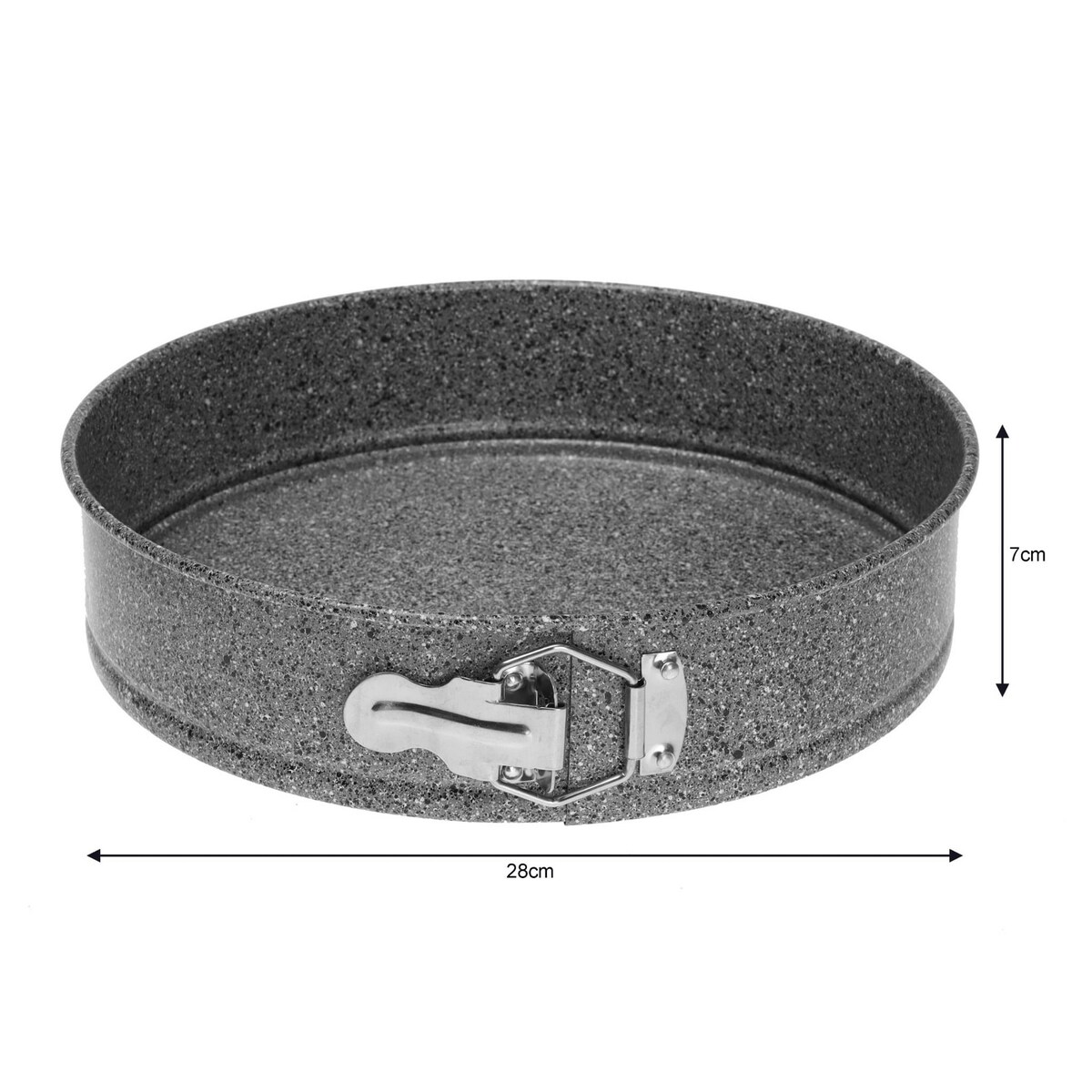 Tortownica blaszana okrągła 28cm Non-stick nieprzywierająca KLAUSBERG