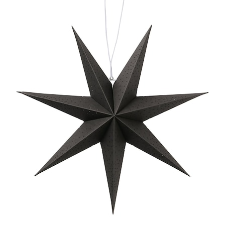 Ozdoba - gwiazda bambusowa Ø 40x8,6 cm SAKANNA czarna