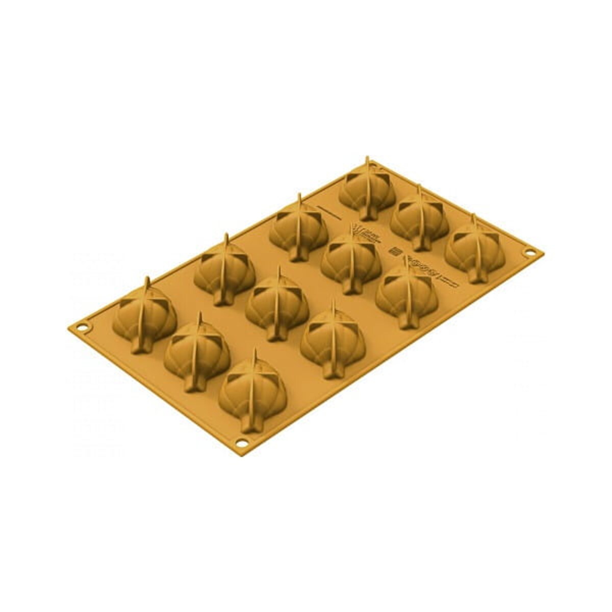 Forma silikonowa Silikomart Carciofo, 12 gniazd w kształcie karczocha