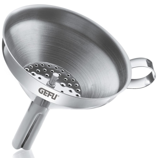 Lejek wykonany ze stali, ciekawe akcesorium z wyjmowanym sitkiem o eleganckim wyglądzie