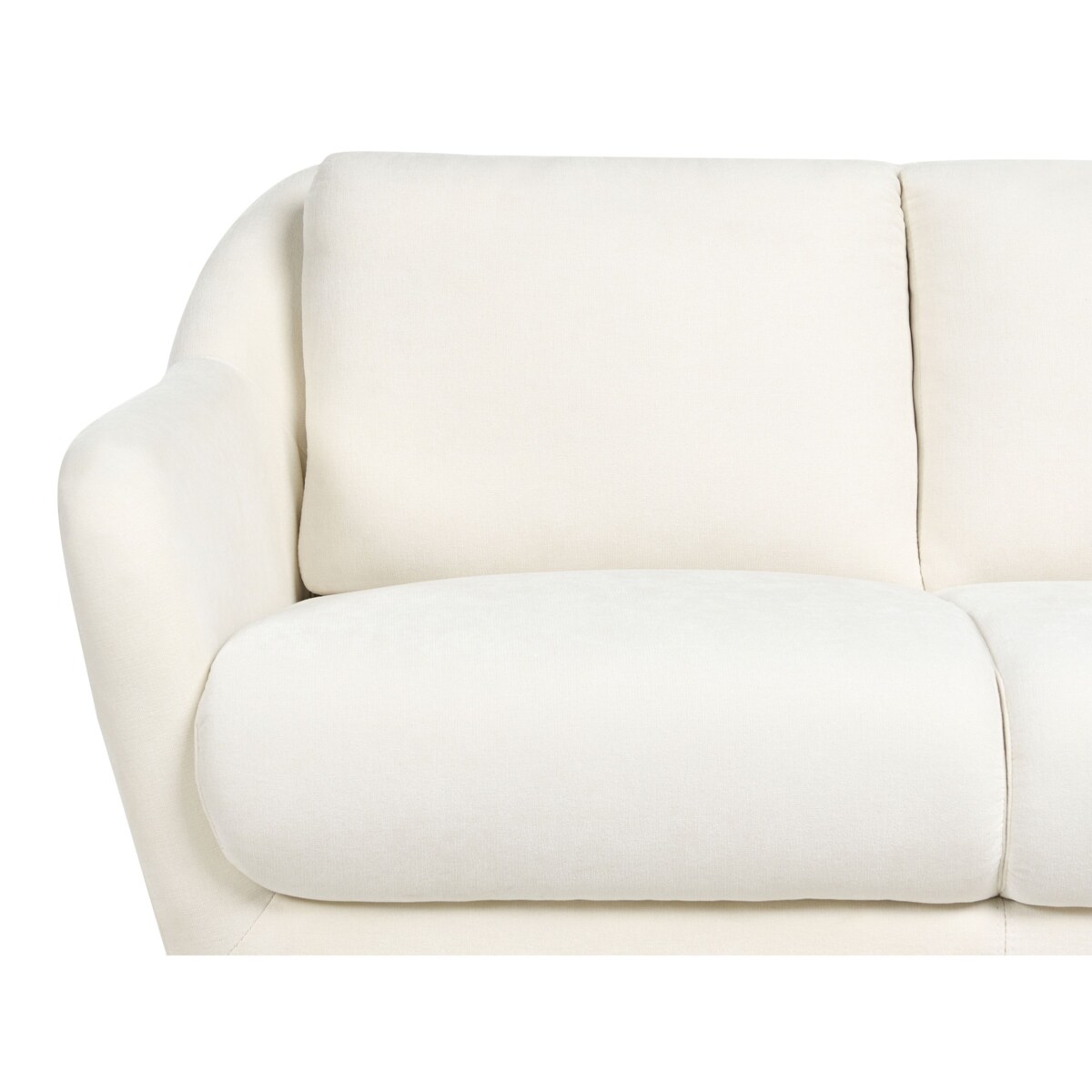 Sofa dla 2 osób EIBY Szenil Biały