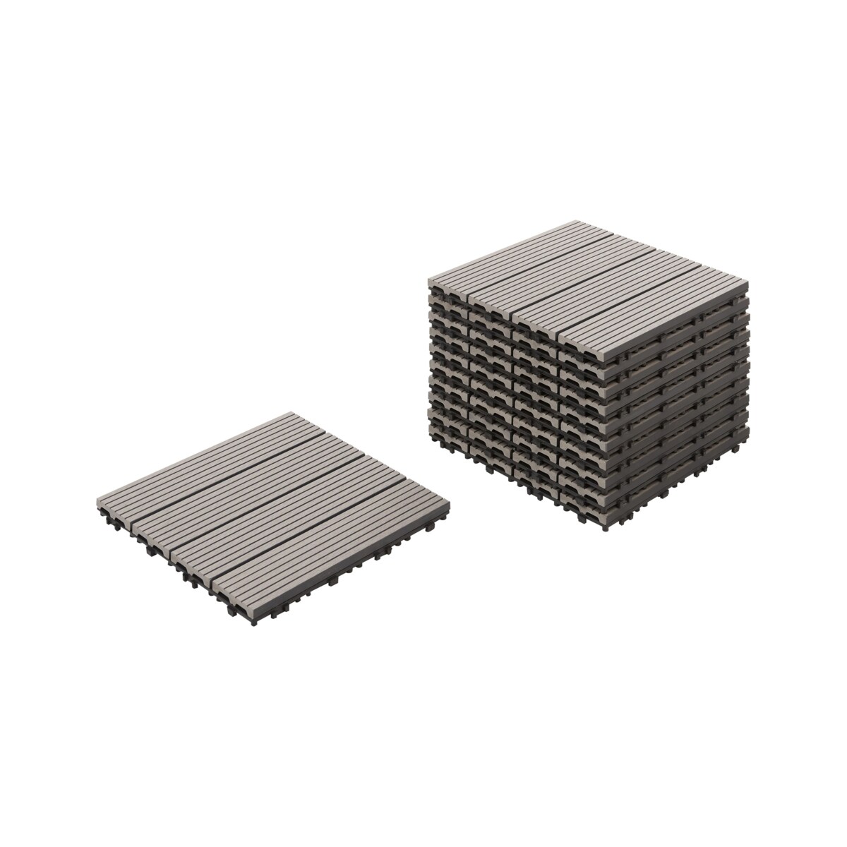 Płytki tarasowe ATELETA Kompozyt WPC Szary