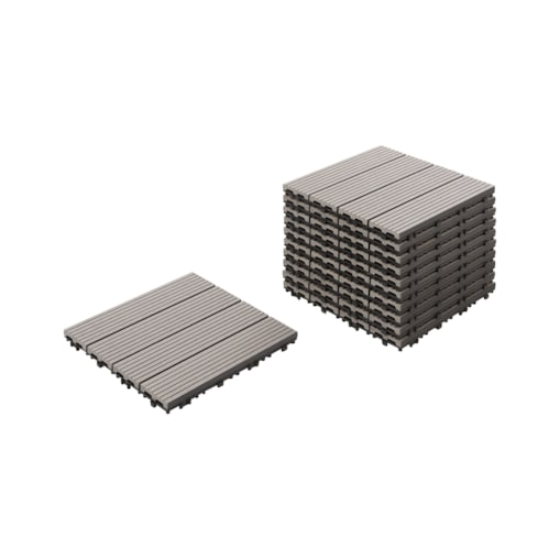 Płytki tarasowe ATELETA Kompozyt WPC Szary