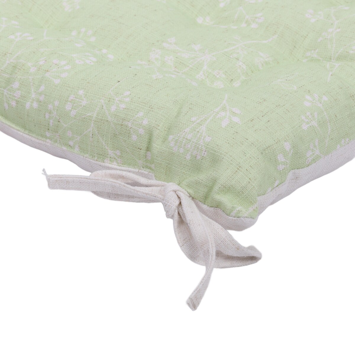 Poduszka na krzesło w roślinny wzór, 40 x 40 cm