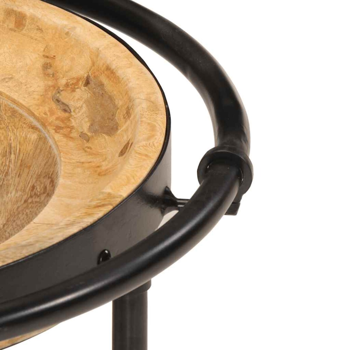 vidaXL 2-częściowy zestaw stolików bocznych z litego drewna mango