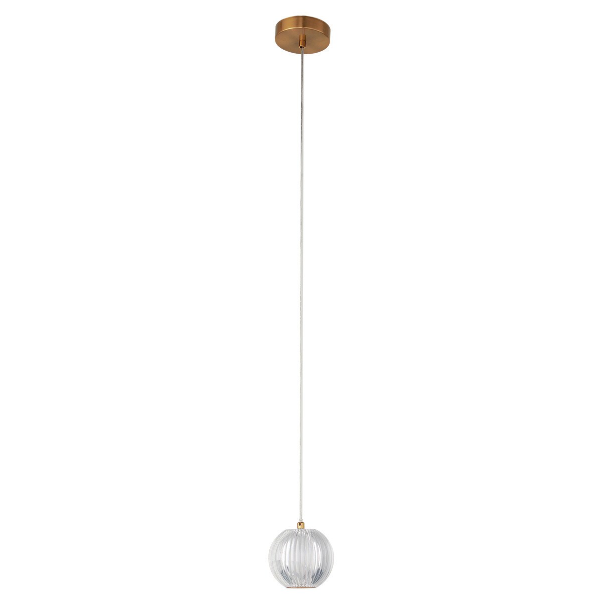 Lampa sufitowa wisząca Light Prestige Brillant złoty LED CCT 3000K/4000K/6000K (regulowana) 1 szt.