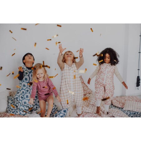 Śpiworek do spania z nogawkami blush daisies - S