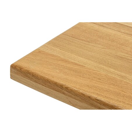 OUTLET Stół rozkładany AXEL 260-340 dębowy- drewno naturalne, metal