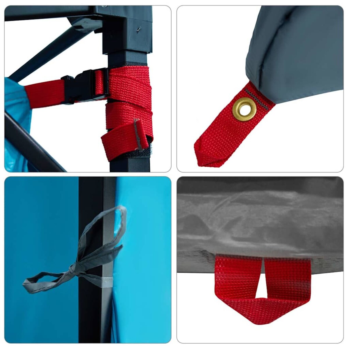 vidaXL Siatkowy namiot wewnętrzny Niebieski 291 x 291 cm