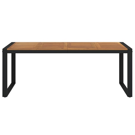 vidaXL Stół ogrodowy z nogami w kształcie U, 200x90x75 cm, akacja