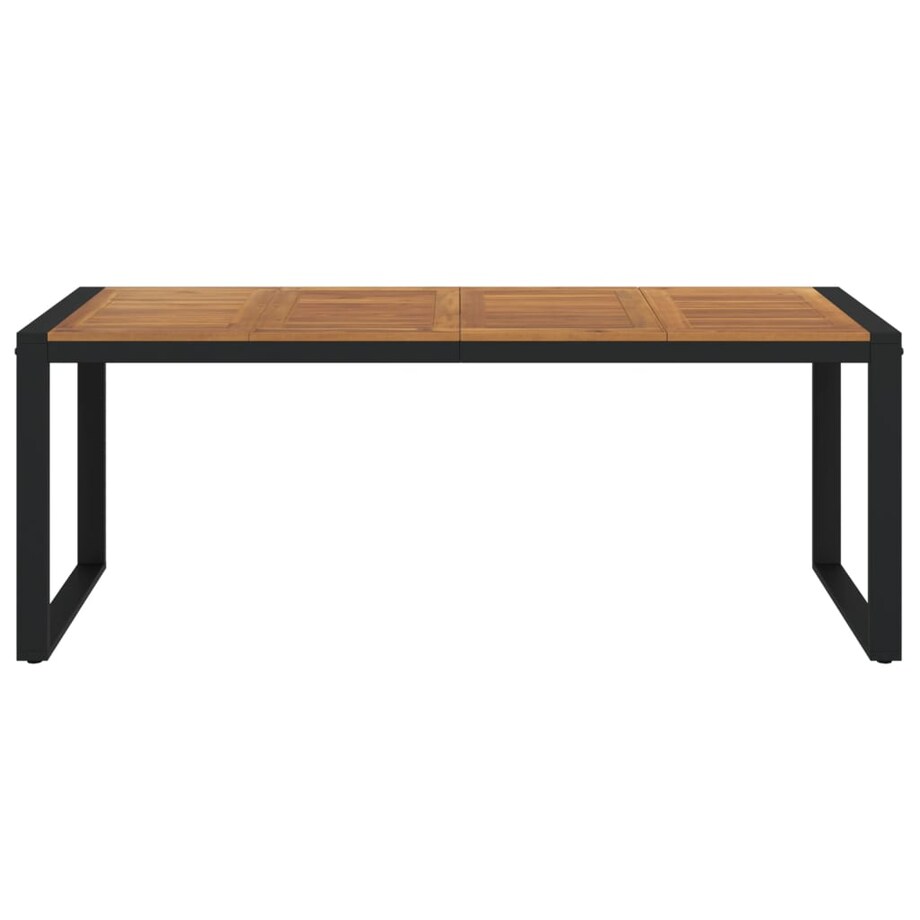 vidaXL Stół ogrodowy z nogami w kształcie U, 200x90x75 cm, akacja